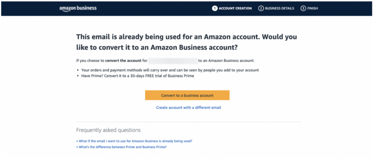 How to Set up a Fetch Connection for Amazon Business - Dext Help Center - Amazon Won T Let Me Sign Up For Prime